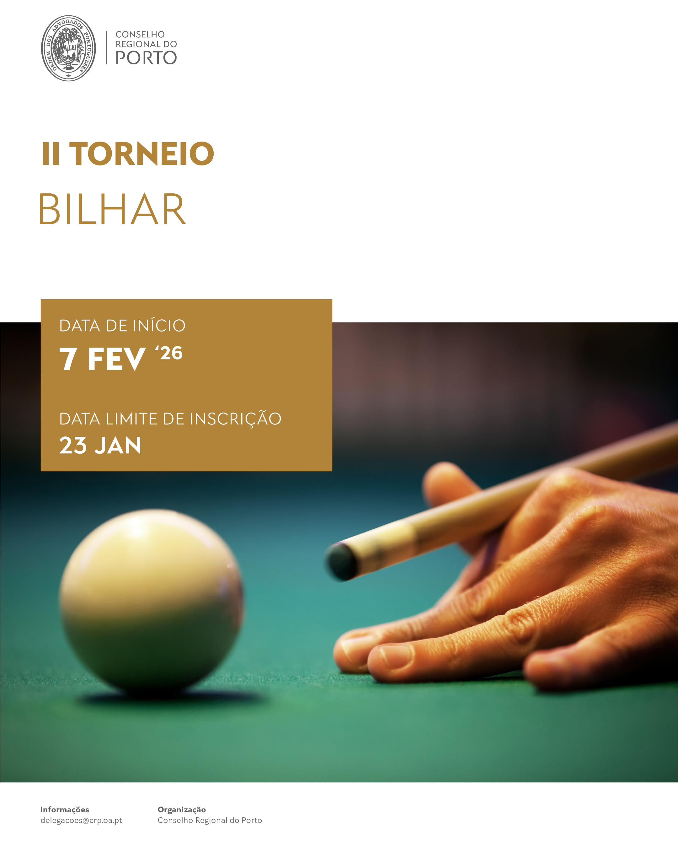 II Torneio de Bilhar